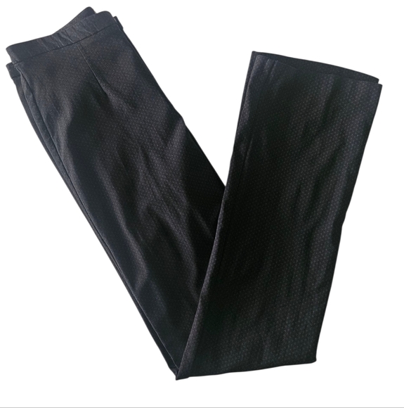 crosby. Pants - CROSBY. Madison Black Diamond Dot Straight Leg Pants | SZ 2